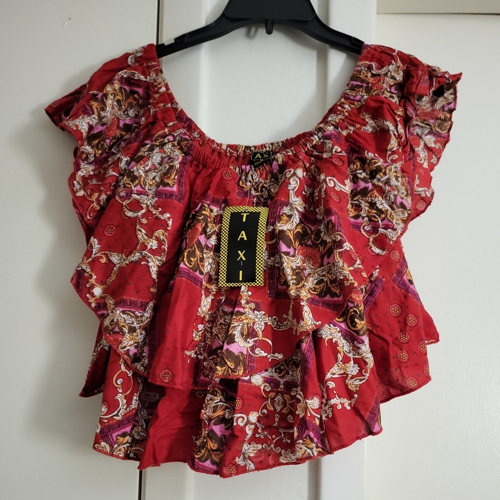 NWT  taxi off the shoulders  top